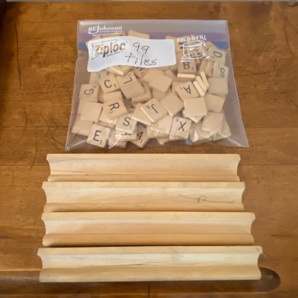 Scrabble Crossword Board Game By Selchow & Righter Vintage
